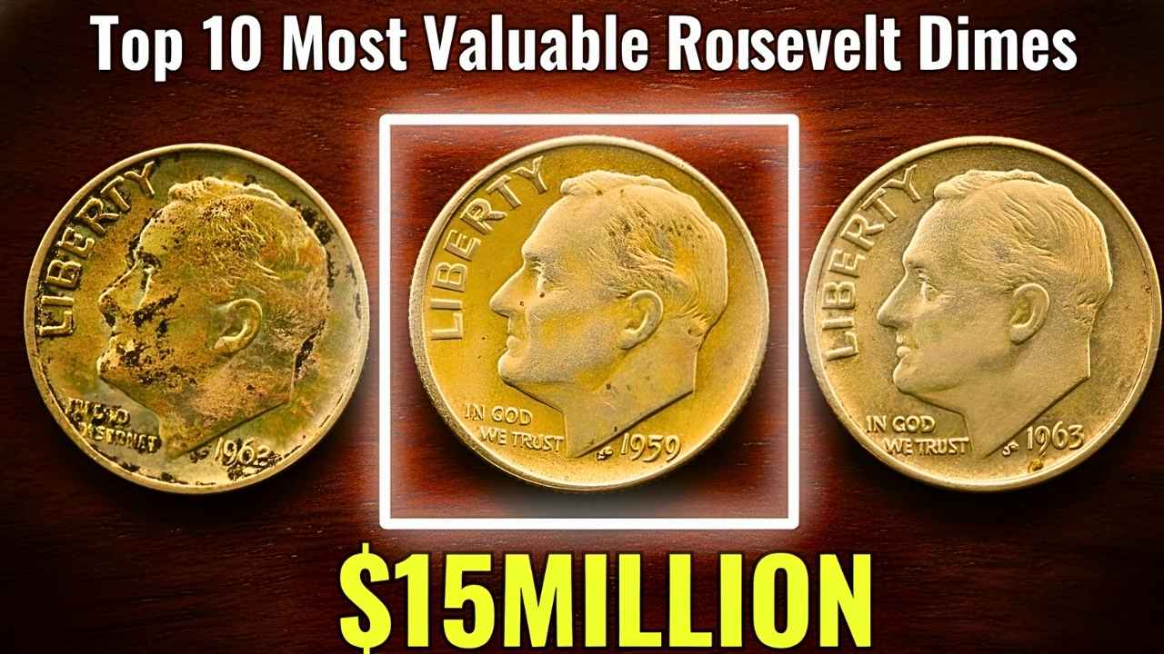 Top 10 Most Valuable Roosevelt Dimes (1973–2021) – Rare Coins You Could Find in Your Pocket Change