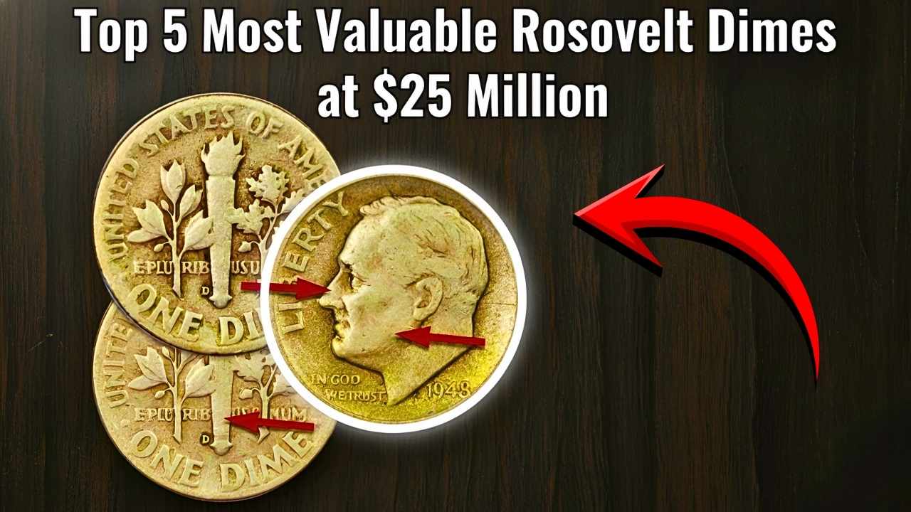 Top 5 Most Valuable Roosevelt Dimes – Rare Coins That Could Be Worth a Fortune
