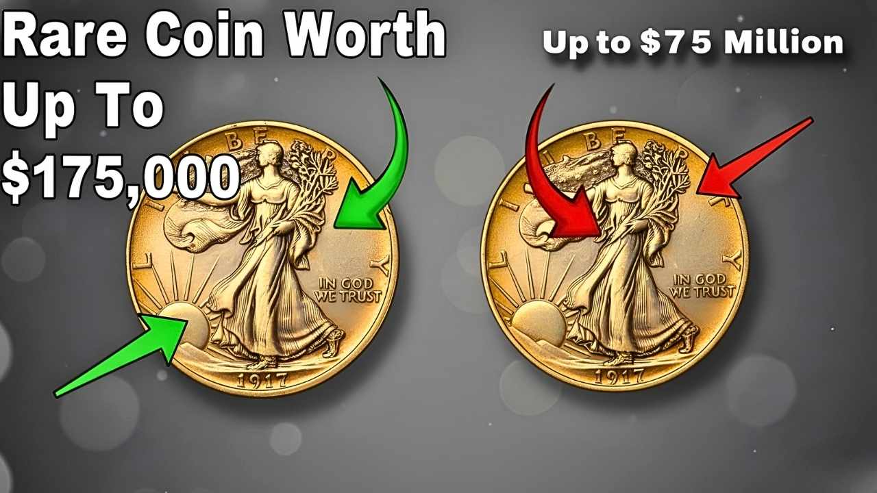1917 Walking Liberty Half Dollar: Rare Coin Worth Up to $175,000