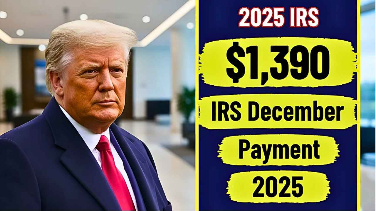 IRS $1,390 December Payment 2025: Eligibility, Deposit Dates & How to Claim