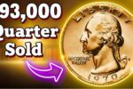 $93,000 Quarter Sold: Rare Mint Errors Making Coins Worth Fortunes