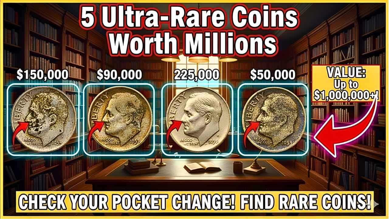5 Ultra-Rare Coins Worth Millions – What to Know Before Selling Your Roosevelt Dime