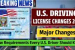 U.S. Driving License Changes 2025: Key New Rules to Take Effect on December 31st