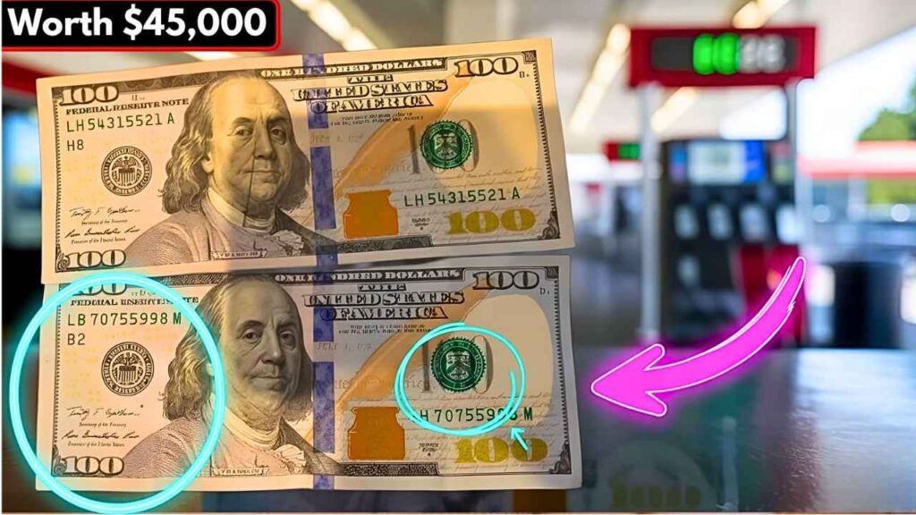 $100 Bill with Ghost Ink Used at Gas Station Now Worth $45,000 – Rare Find