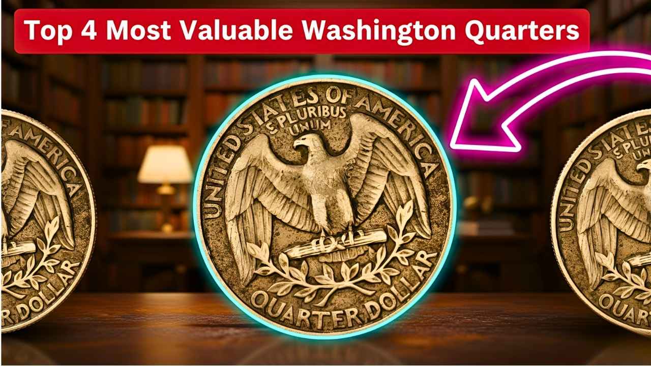 Top 4 Most Valuable Washington Quarters That Could Make You a Millionaire | Rare U.S. Coins