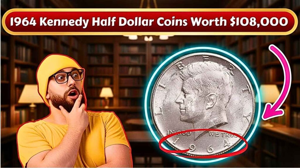 Rare 1964 Kennedy Half Dollar Coins Worth $108,000 – A Collector’s Dream!