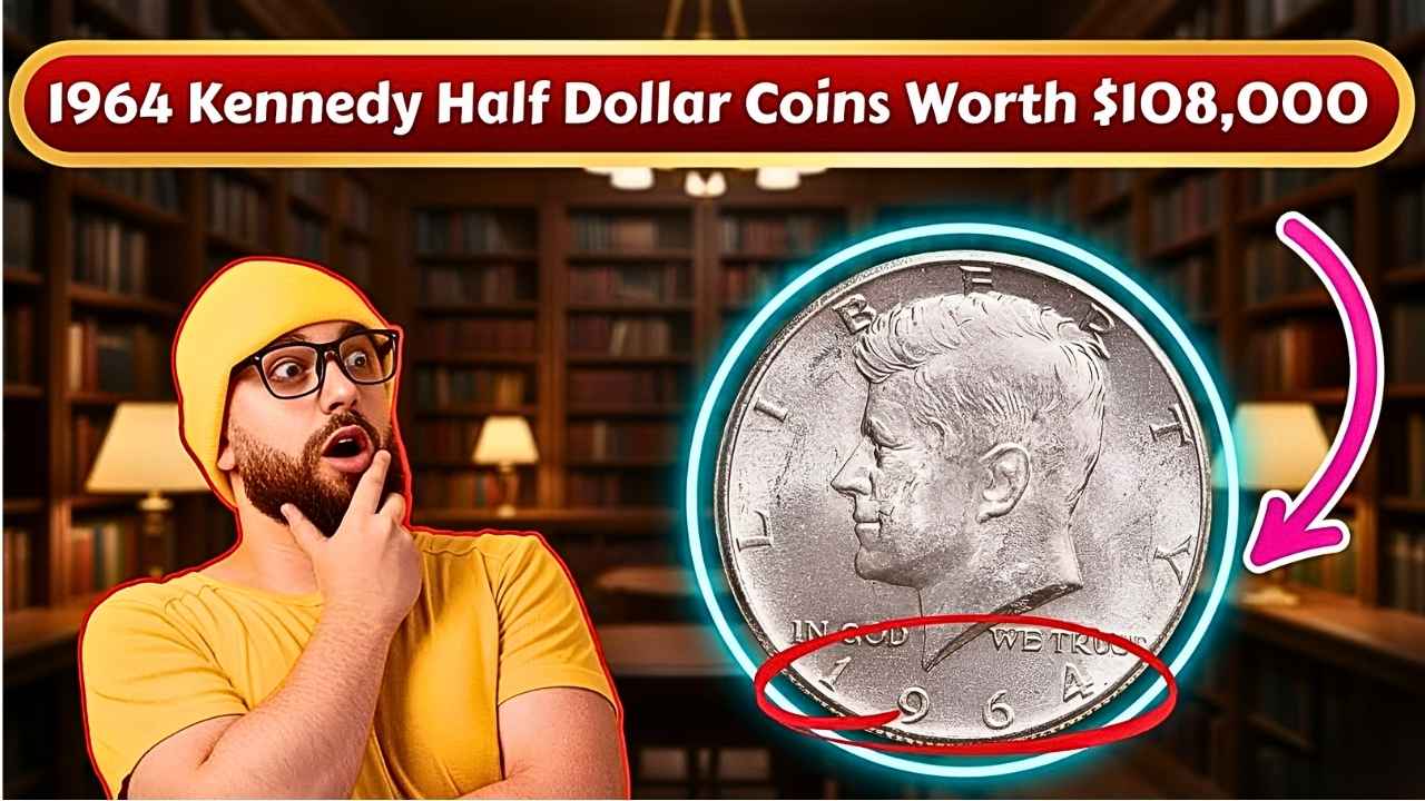 Rare 1964 Kennedy Half Dollar Coins Worth $108,000 – A Collector’s Dream!